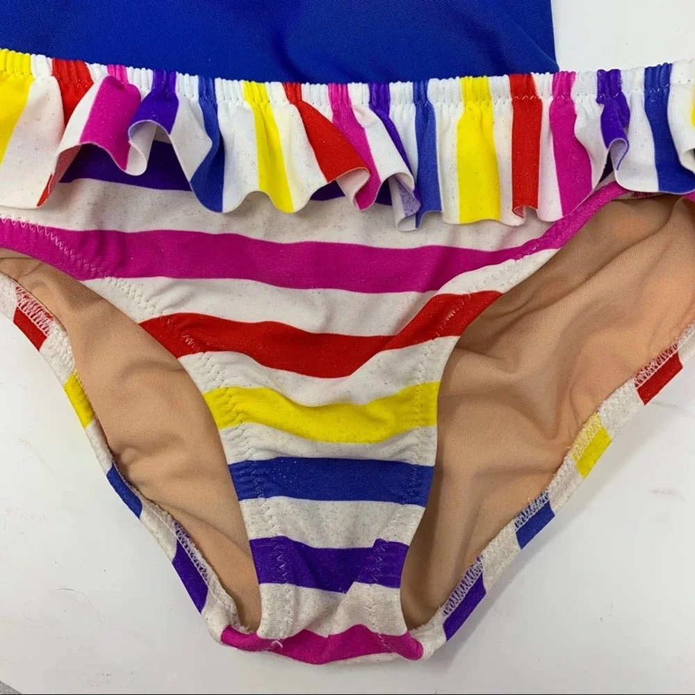 Crewcuts two piece‎ bikini stripe bottom size 3